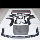 丽田适用于途乐Y62新款68周年黑鹰前后包围巨石宽体黑武士大灯保险杠 宽体套件 套装