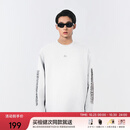 美力城【檀健次同款】女士卫衣春秋时尚百搭简约情侣款男士套头运动上衣 白色 M