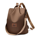 【大牌同款代工厂】2025新款牛津布女士双肩包大容量休闲日常包 深棕色（年底冲量立减1000）