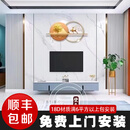 2026新款简约电视背景墙壁画装饰客厅墙布沙发墙壁纸3D影视墙壁布 【整张】18D超浮雕布/1平方