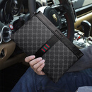 Cohnim kevin奢侈品牌男士手包手拿拉链男包手抓信封钱包送男友父亲情人节礼物 【休闲百搭】c212花纹款