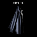 威可多（VICUTU）【双面穿】男士风衣时尚立领可中长款商务大衣外套 灰蓝色 2XL 185/104B