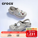 卡骆驰（CROCS）洞洞鞋贝雅男鞋女鞋轻便耐磨一脚蹬拖鞋休闲鞋|10126 卵石色-2V3 43 (270mm)