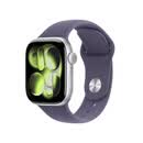 Apple/苹果 Watch S11 智能手表42毫米银色铝金属表壳雾紫色运动型表带S/M 【GPS】电信补贴