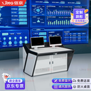 信京监控台操作台指挥中心调度台视频中心安防控制台双联165*95*95cm