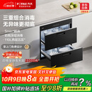 方太消毒柜家用 5分钟瞬消 110L大容量 三重组合消毒 嵌入式双层消毒碗筷柜【国家补贴】J55E