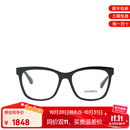 香奈儿（Chanel）眼镜女款侧边徽标装饰黑色方框光学镜架透明眼镜框可替换镜片 黑色CH3392-C501 （近视镜片需线下自行配置）