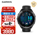 佳明（GARMIN）Forerunner965铁三跑步游泳滑雪户外运动智能手表男女表极夜黑