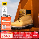 CAT卡特经典大黄靴马丁靴男鞋牛皮面固特异户外工装靴P725756O1EDC25 经典款 42