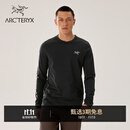 ARC'TERYX始祖鸟 CAPTIVE ARC'WORD LS 透气 男子 棉质长袖T恤 BLACK/黑色 L