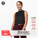 lululemon丨Flow Y 女士运动二合一短款背心 LW1CMYS 黑色 M /8