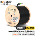 博扬 GYTS铠装单模室外光缆 12芯光缆 通信光纤光缆 层绞式室外架空/管道 3000米 BY-GYTS-12B1.3-3KM