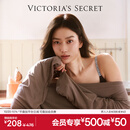 维多利亚的秘密 logo字母肩带舒适无痕时尚文胸内裤内衣套装送礼礼物 54A2黑色-无钢圈 75B (34B)+S