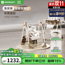 哈卡达（HAGADAY）宝宝餐椅婴儿学坐家用哄睡神器儿童餐桌椅摇椅二合一 【智能哄睡】布莱垦棕Pro+睡垫