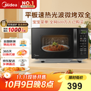 美的（Midea）微波炉烤箱一体机 小型家用20升微波炉  光波加热 钻石背板（M1-L201B）