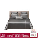 爱慕皇锦重磅真丝被套四件套-素色HJ11813 烟灰色 均码