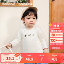 巴拉巴拉balaOne儿童t恤男女宝长袖上衣打底衫2025秋装弹力萌208325100201