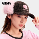 野兽派家居（tbh）Hello Kitty毛绒棒球帽防晒帽子休闲户外男女遮阳帽 Hello Kitty毛绒棒球帽-可可豹纹