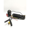 安卓大屏幕DVD导航专用8孔高清广角行车记录仪头莲花头av输出 头主机+线材不配卡 官方标配单镜头