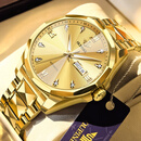 劳力士王子瑞士手表男机械表商务菱形镜面夜光防水名牌钨钢带品牌男表十大 全金【进口机芯】 终身质保 42.5mm