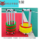 谷舰沐幼儿园滑板车收纳架方形滑板整理架儿童感统训练器材收拾储 呼啦圈收纳架50cm