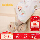巴拉巴拉balaOne宝宝地板袜防滑点胶冬加绒婴幼儿保暖袜学步209425172203