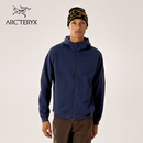ARC'TERYX始祖鸟 OLERA FULL-ZIP HOODY 男子 抓绒衫 Black Sapphire/蓝黑色 M