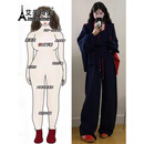 艾美琦美（AIMEIQIMEI）春秋新款2026大码胖mm休闲显瘦连帽开衫外套背心阔腿裤三件套女装 图片色三件套 2XL [建议140-160斤]