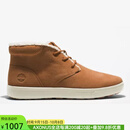 添柏岚（Timberland）男士靴子雪地靴加绒棉鞋 绒面革保暖防水防滑 中帮系带轻便 冬季新款进口 Rust Suede 9.5