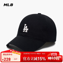 MLB棒球帽子秋夏鸭舌帽女男女户外休闲软顶送礼3ACP7701N-07BKS