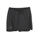 始祖鸟（ARC'TERYX）Norvan Short 5 纯色Logo标识轻盈透气跑步运动短裤 男款 黑色 黑色/Black XL