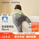 巴拉巴拉balaOne儿童羽绒裤男女童长裤宝宝保暖2025冬季高腰208425108201
