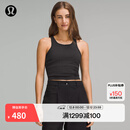 lululemon丨Ebb to Street 女士短款工字运动背心 内置内衣 LW1CJUS 黑色 S /6