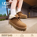 UGG秋季新款女士舒适蝴蝶结厚底懒人毛毛鞋1174570CHE|栗色 38