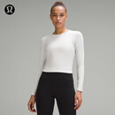 lululemon丨All It Takes 女士运动长袖T恤*罗纹 Nulu™ LW3GK5S 浅蒸汽灰 S /6