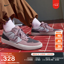 耐克男女透气平底滑板鞋冬季情侣翻毛皮NIKE SB FORCE 58 DV5477 010银/褐灰/暗灰/尘光子色 43