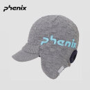 phenix/春季新款儿童毛线针织保暖护耳帽 灰色 F