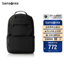 新秀丽（Samsonite）双肩包时尚商务电脑包通勤大容量背包黑色 15.6英寸 NX5*09001
