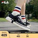 斐乐（FILA）LOOP断层鞋男鞋帆布鞋新款休闲鞋运动板鞋 黑-BK 41