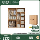 源氏木语实木儿童衣柜家用卧室收纳柜小户型推拉门落地柜子储物柜 (原木色)1.6米移门衣柜