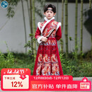 小淘孩男童汉服秋冬款国风古装儿童加绒加厚拜年服演出服表演服龙门 130