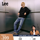 Lee【张凌赫代言】726舒适直筒丹宁复古水洗蓝色男牛仔裤休闲潮流 中浅蓝 32 (140-150斤可选)