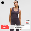 lululemon丨Smooth and Ribbed Nulu 女士低圆领运动背心 LW1FI7S 大气紫 M /8
