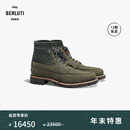 BERLUTI【年末特惠】男士 Grand Chemin 磨面皮靴 深绿色 39.5 /055