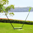 迪卡侬羽毛球网架便携式标准户外折叠快开网排球网-5506531