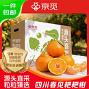 京觅四川春见耙耙柑粑粑柑净重8斤单果70mm+年货生鲜水果源头直发包邮