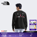 北面（The North Face）卫衣情侣款Uncle Belly合作系列针织卫衣舒适透气25秋季新品|8HNF JK3/宇宙黑 3XL /190
