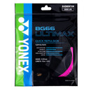 尤尼克斯YONEX羽毛球线高弹型比赛训练精准操控音效性BG66UM-705淡粉红