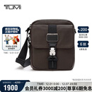 途明（TUMI）ALPHA BRAVO系列男士商务简约时尚斜挎包牛皮革单肩包棕色