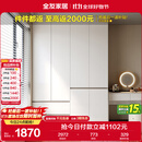 全友家居 大衣柜卧室现代简约家具衣服收纳储物柜子挂衣橱靠墙家用